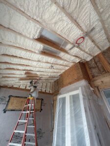 A Nashville home with newly installed insulation, ensuring energy efficiency and year-round comfort.