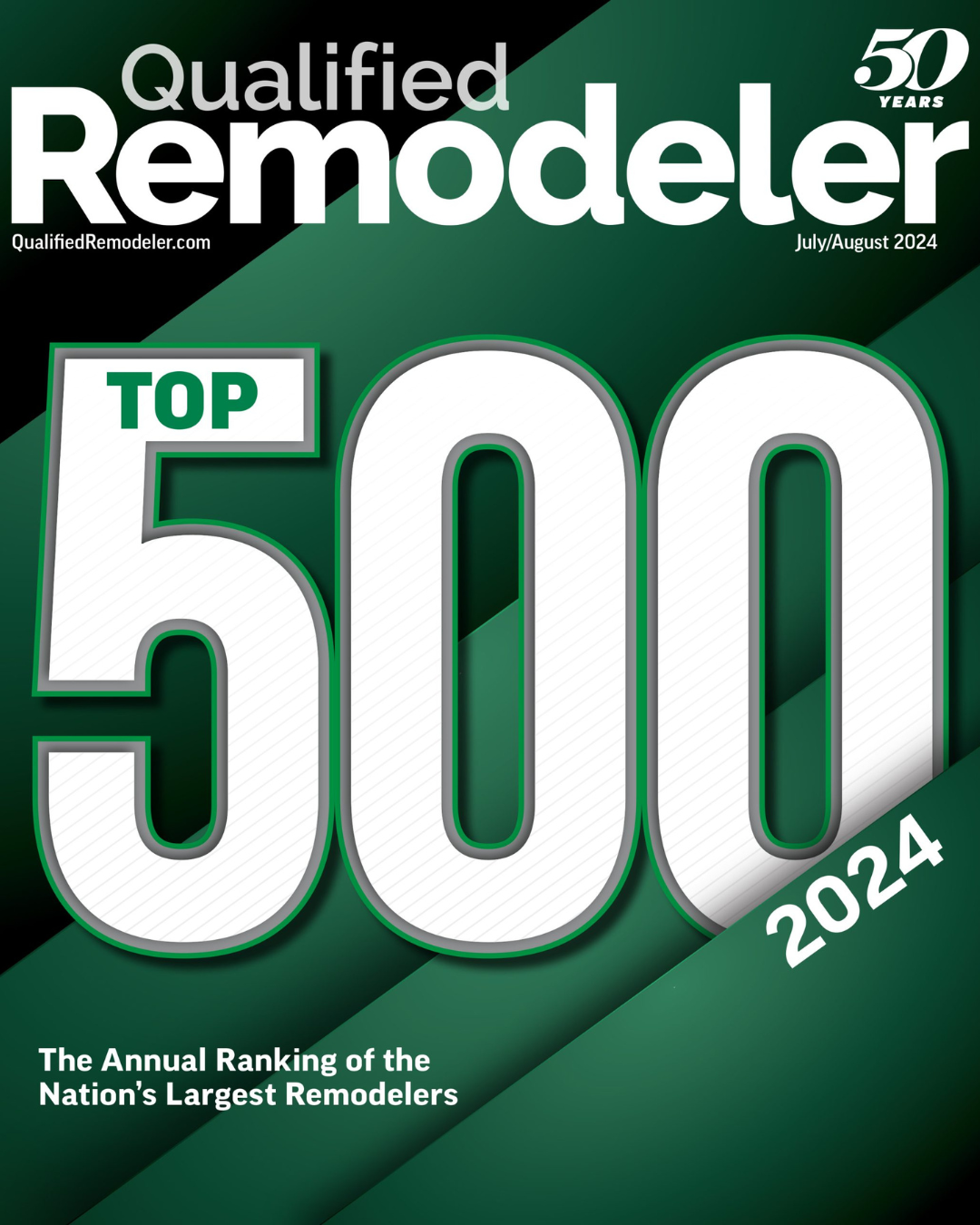 BuildCo7 named to Qualified Remodeler Top 500 list for excellence in remodeling and custom home building.